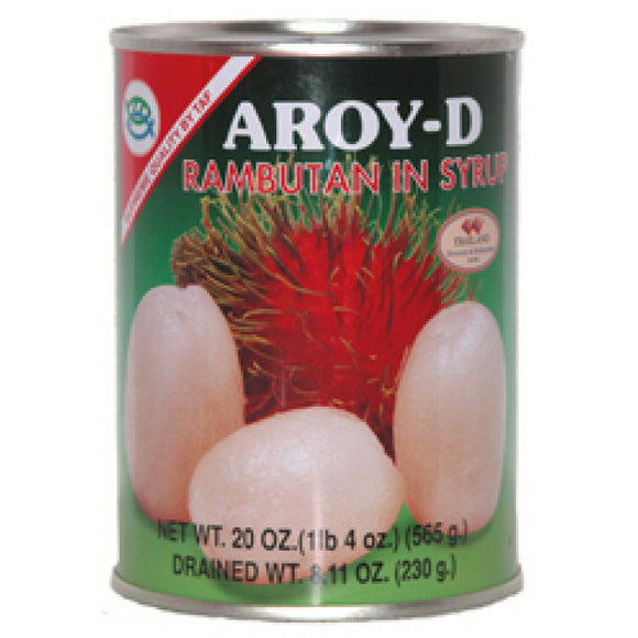 Aroy-D Rambutan In Syrup 565g 糖水红毛丹