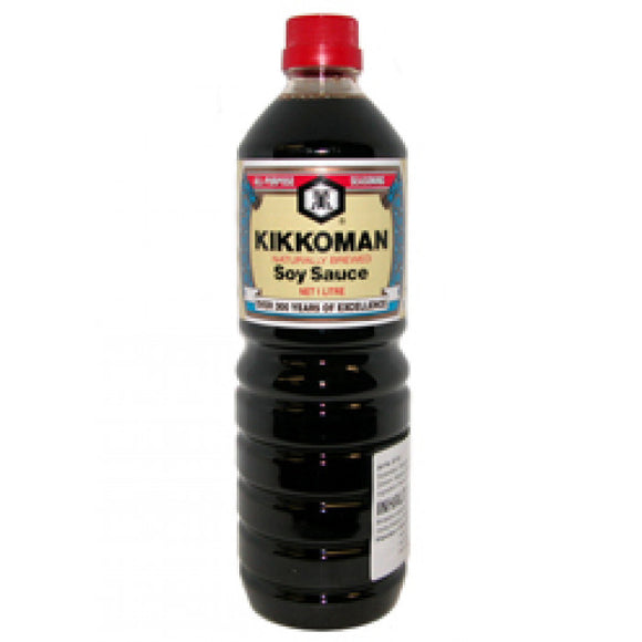 Kikkoman Soy Sauce (Sojasaus) 1ltr / キッコーマン 醤油 1 ltr