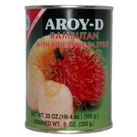 Aroy-D Rambutan W/Pineapple Syrup 565g