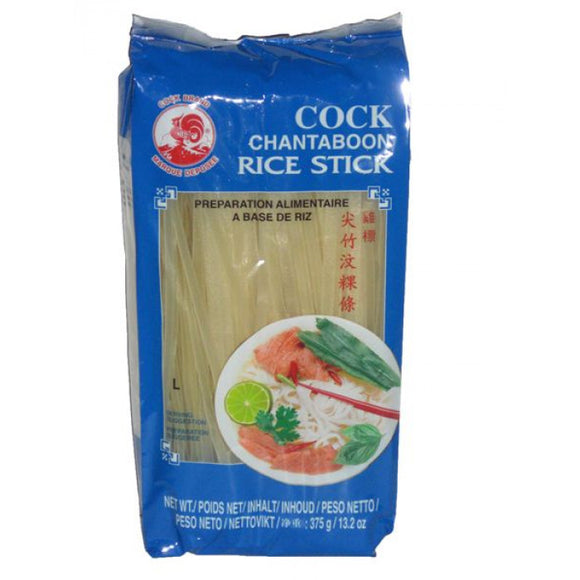 Cock Rice Sticks (L) 泰国雄鸡牌米粉 375g 5mm