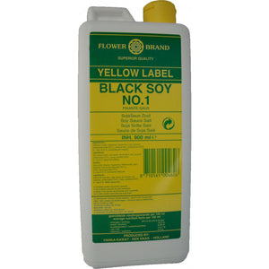 Flower Brand Yellow Label Black Soy Sauce 900ml