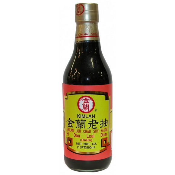 Kimlan Dark Soy Sauce 590ml Lo Chau / 金兰老抽