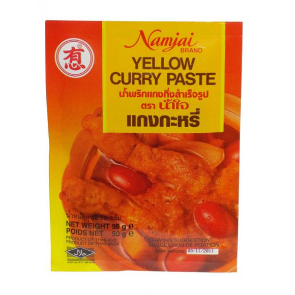 Namjai Curry Paste Yellow 50g