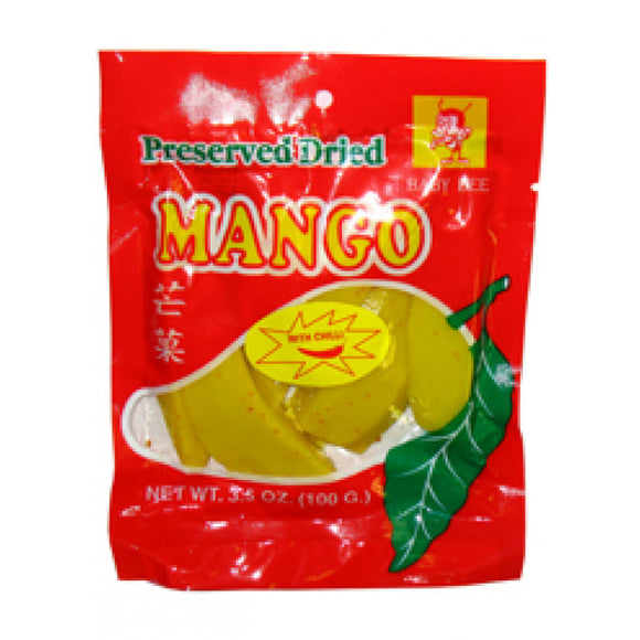 Penta Preserved Dried Mango With Chilli 100g 辣芒果片