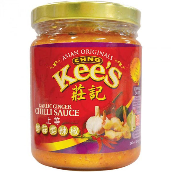 Chng Kee's Garlic Ginger Chili Sauce 240ml荘记鲜蒜姜辣椒酱