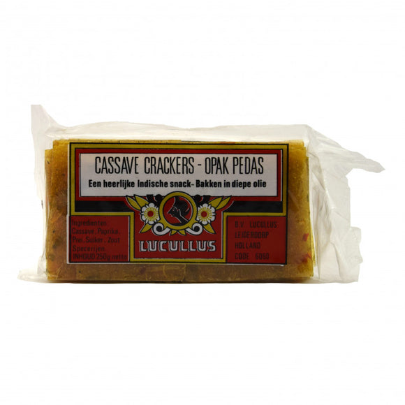 Lucullus  Cassava Crackers 7x7 250g