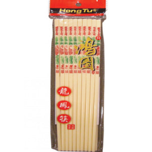 Hong Tu Plastic Chopsticks Dragon & Phoenix 10 Pairs / 鸿图牌龙风筷子10双
