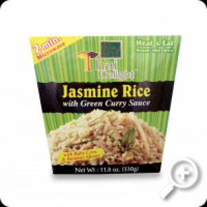 Thai Delight Jasmine Rice With Green Curry Sauce 330gr