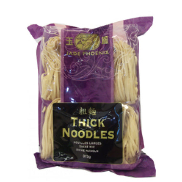 Jade Phoenix Thick Noodles 375g / 玉凰牌 粗面 375克