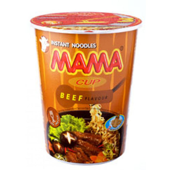 Mama Instant Cup Noodles Beef Flav. 70g