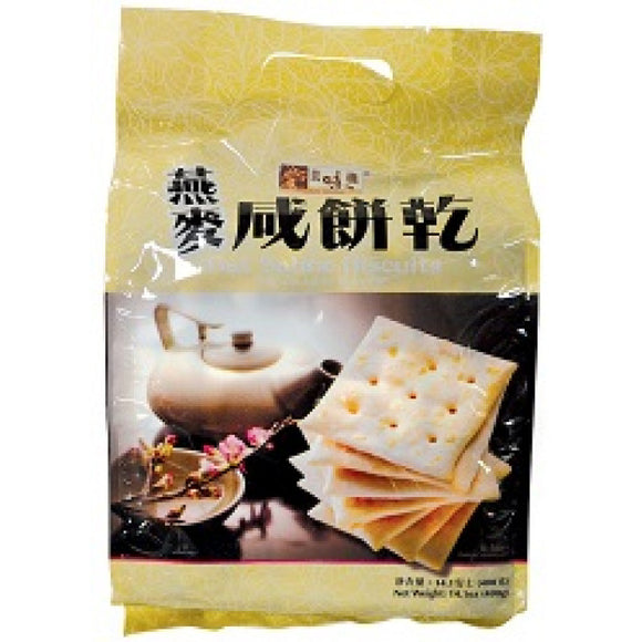 Yummy House Oat Saline Biscuits 400g美味棧燕麦咸饼干