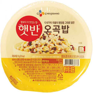 CJ Microwavable Cooked Rice 5 Grain 210g / 韩式微波炉加热杂粮饭 210克
