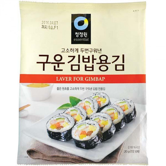 Chung Jung One Sushi Laver for Gimbap 20g