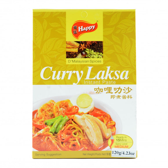 Happy Curry Laksa Instant Paste 120g