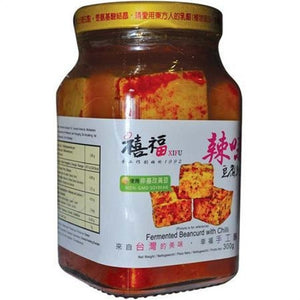 Xi Fu Fermented Beancurd With Chilli / 禧福豆腐乳 辣味 300g