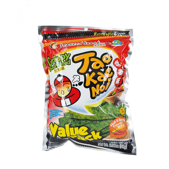 Tao Kae Noi Japanese Crispy Seaweed Hot & Spicy Flavour 59g