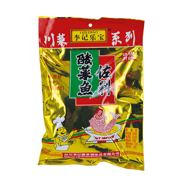 Liji Pickled Fish Seasoning (Sauced Vegetable) 350g / 酸菜鱼佐料酸菜鱼调料包（内含酸菜）