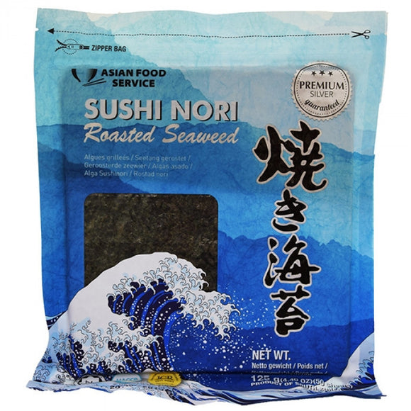 Asian Food Service Roasted Seaweed Sushi Nori (50 sheets) 125g / 海苔片 125克