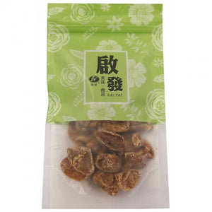 Kai Fat Preserved Wampi with Prune Flavour (with sugar and sweetener) 60g / 话梅黄皮