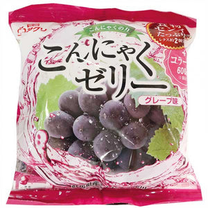 Yukiguni Aguri Konjac Jelly Grape Flavour 6x18g / 雪国アグリ こんにゃくゼリー グレープ味 6x18g