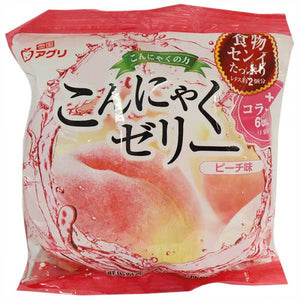 Yukiguni Aguri Konjac Jelly Peach Flavour 108g 雪国アグリ　こんにゃくゼリーもも味
