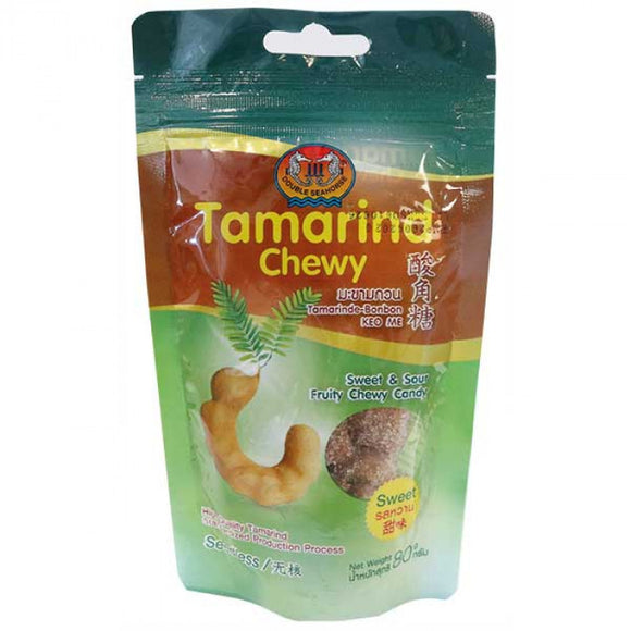 Double Seahorse Tamarind Candy Sweet & Sour Flavour 80g / 酸角糖 80克