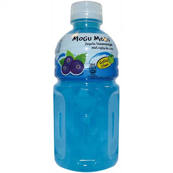 Mogu Mogu Blackcurrant Met Nata De Coco 320ml / 蓝莓椰果果汁 320ml