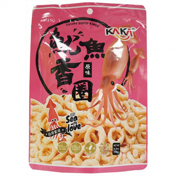 KA KA Crispy Squid Ring 40g / 台湾咔咔鱿鱼香圈 原味 40g