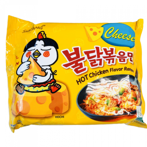 Samyang Instant Hot Chicken Ramen With Cheese Flav. 140g / 三养 火鸡芝士面 140克