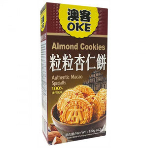 OKE Almond Cookies 120g / 澳客粒粒杏仁饼 120g