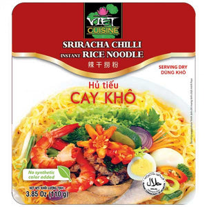 Viet Cuisine Sriracha Chilli Instant Rice noodle 110g / 辣干捞粉 110克