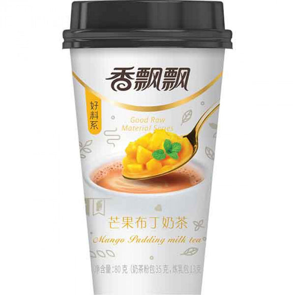 XIANG PIAO PIAO Milk Tea Mango Pudding Flav. 80g / 香飘飘芒果布丁奶茶 80g