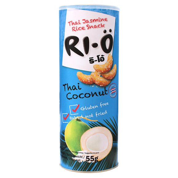RI-O Thai Jasmine Rice Snack Flavour Thai Coconut 55g
