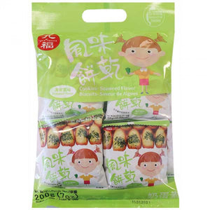 NICE CHOICE Cookies Seaweed Flavour 200g / 九福海苔风味饼干  200g