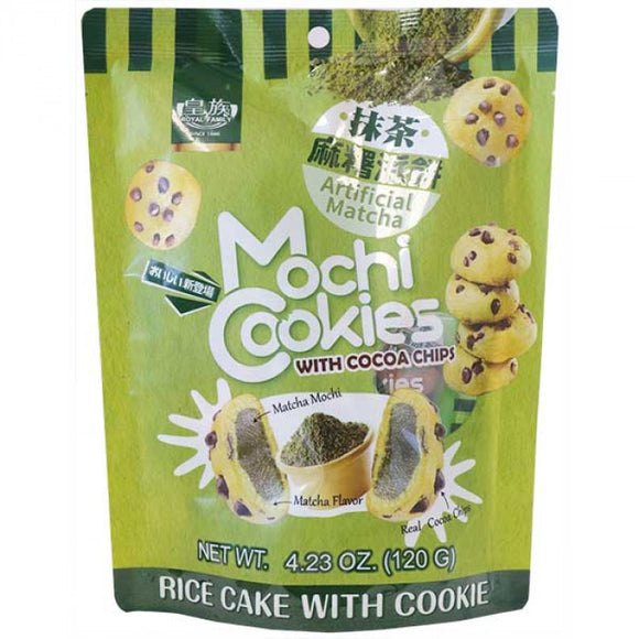 ROYAL FAMILY Pie Cookies With Mochi Green Tea 120g / 皇族麻糬派饼抹茶口味 120g