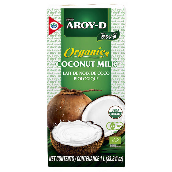 Aroy-D Coconut Milk Organic 1ltr / Aroy-D 有机椰奶 1Ltr