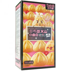 Sable Volcanic Cookies Mango& Cranberry Flav. 100g / 莎布蕾 火山小曲奇 芒果蔓越莓味 100克