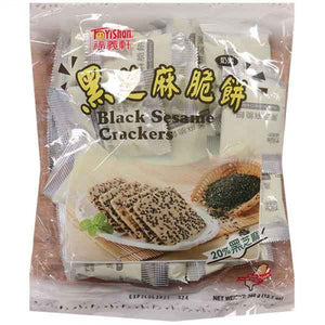 Fu Yi Shan Black Sesame Cracker 360g / 福义轩黑芝麻脆饼 360g