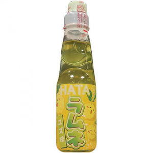Hata Kousen Ramune Soda Yuzu Carbonated Drink 200ml / 柚子味波子汽水 200ml