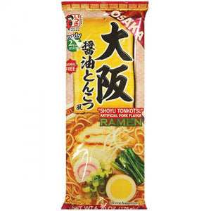 Itsuki Osaka Soy Sauce Tonkotsu Ramen 176g / 日式大阪酱油豚骨拉面 176克