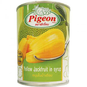 Pigeon Yellow Jackfruit In Syrup 565g / 糖水菠萝蜜罐头 565g