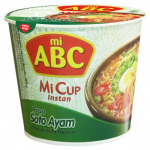 Mi Cup Instan Rasa Soto Ayam (Chicken Soto Flavour) 60g / MI 鸡肉味桶面 60克