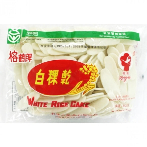 Rong He White Rice Cake 400g 榕鹤牌白粿干