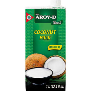 Aroy-D Coconut Milk Original 100% 1ltr (Pak) 椰奶