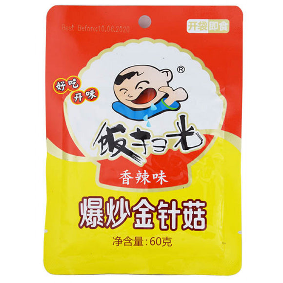 Fan Sao Guang Fried Enokitake Mushroom 60g 饭扫光爆炒金针菇