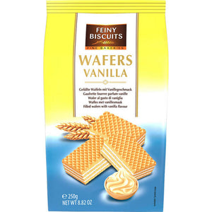 Feiny Biscuits Wafeltjes Met Cremevulling En Vanillesmaak 250g / 香草味夹心威化饼 250g