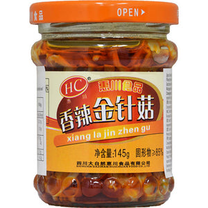 Huichuan Spicy Enoki Mushroom 145g / 惠川 香辣金针菇 145克