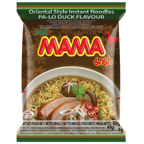 Mama Instant Noodles Pa Lo Duck 55g / 妈妈鸭面 55克