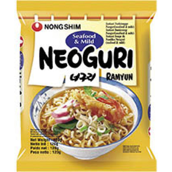 Nong Shim Neoguri Seafood & Mild Noodle 120g / 农心即食面海鲜味 120g