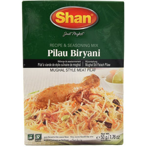 Shan Pilau Biryani Recipe & Seasoning Mix 50g